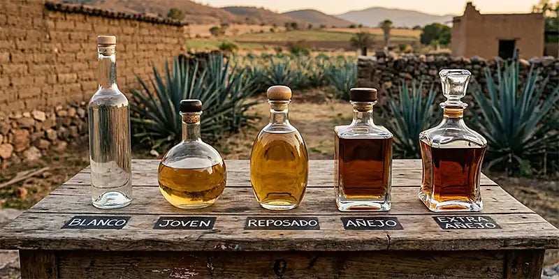  Five Types of Tequila,